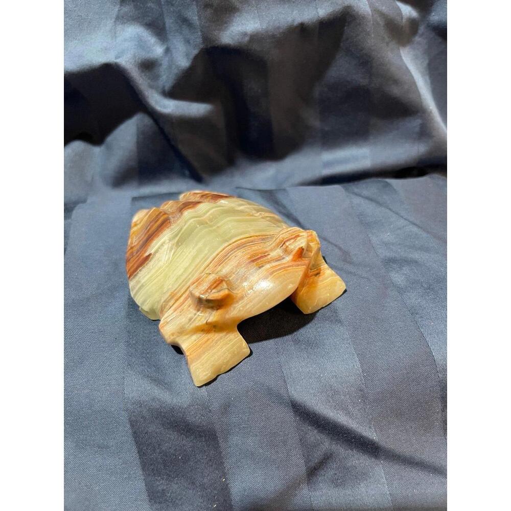 Hand carved Onyx turtle
